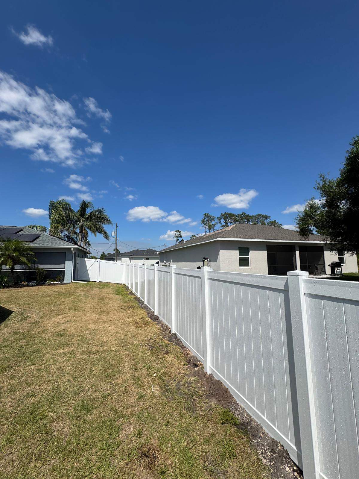 Vinyl Fence in North Port  by True Fence LLC