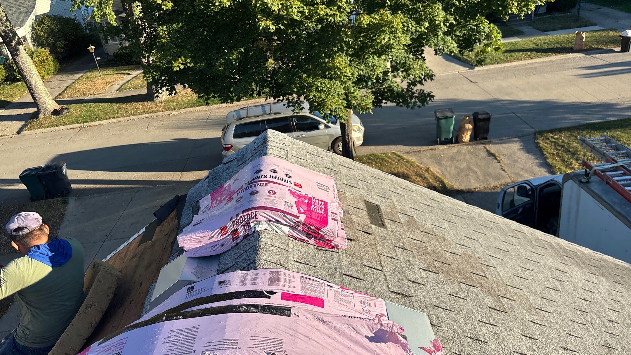 Roof Replacement using Owens Corning Estate Gray by 180 Contractors