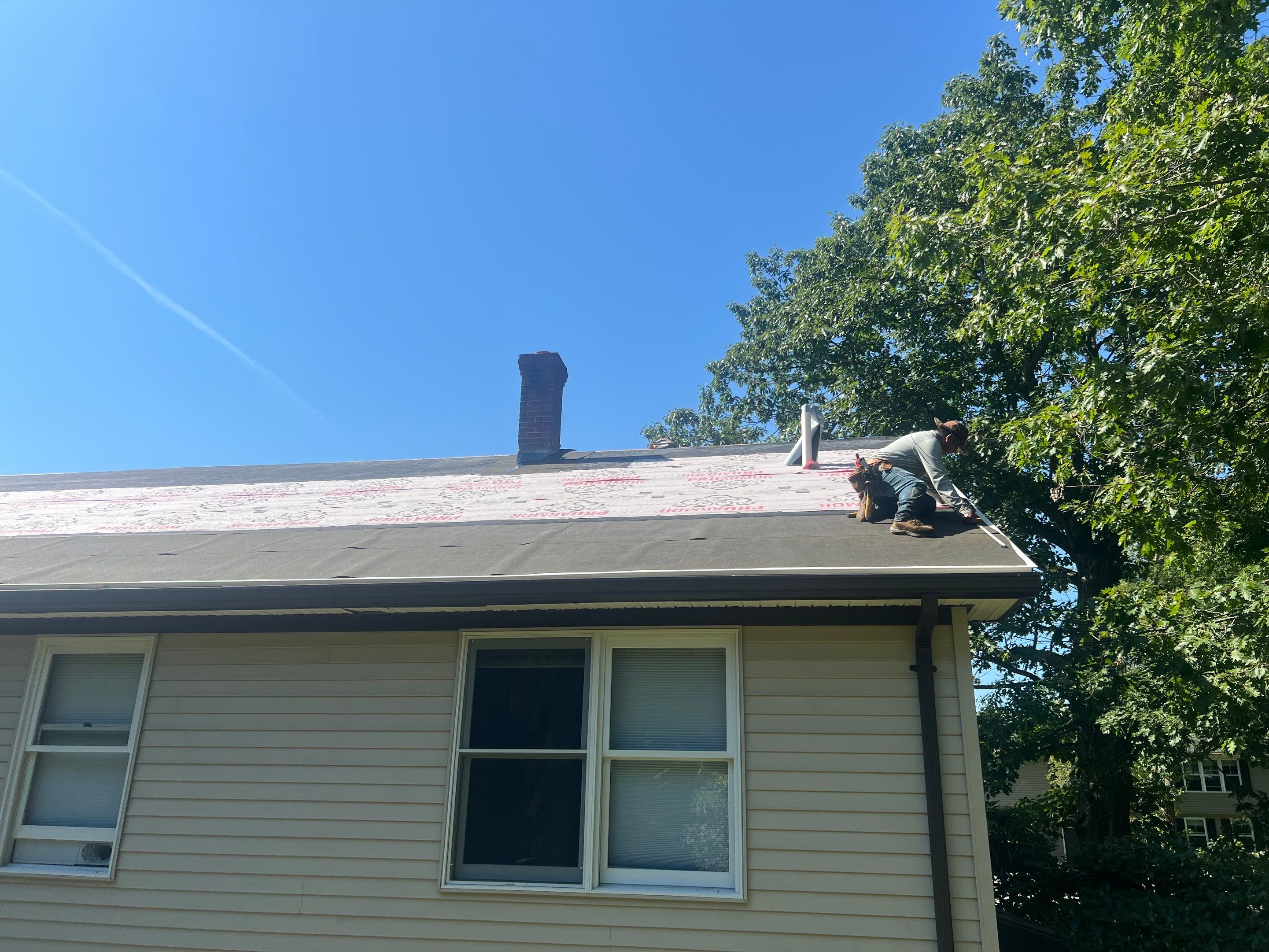 Portland Maine Roof Install by Tall pine roofing