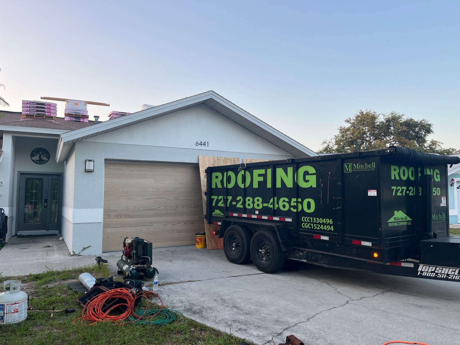 Project in St. Petersburg 33709 by Mitchell Roofing Company LLC 