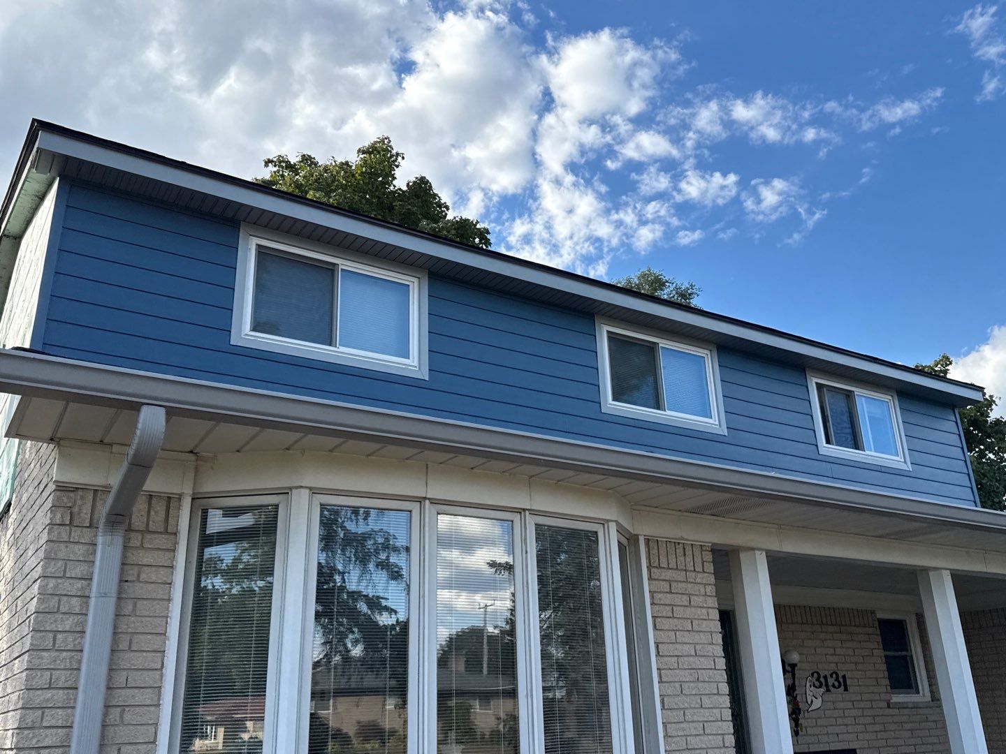 Siding Replacement using Ascend Laguna Blue by 180 Contractors