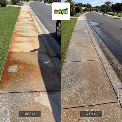 Professional Rust Removal for Concrete Sidewalk in Sun City Center