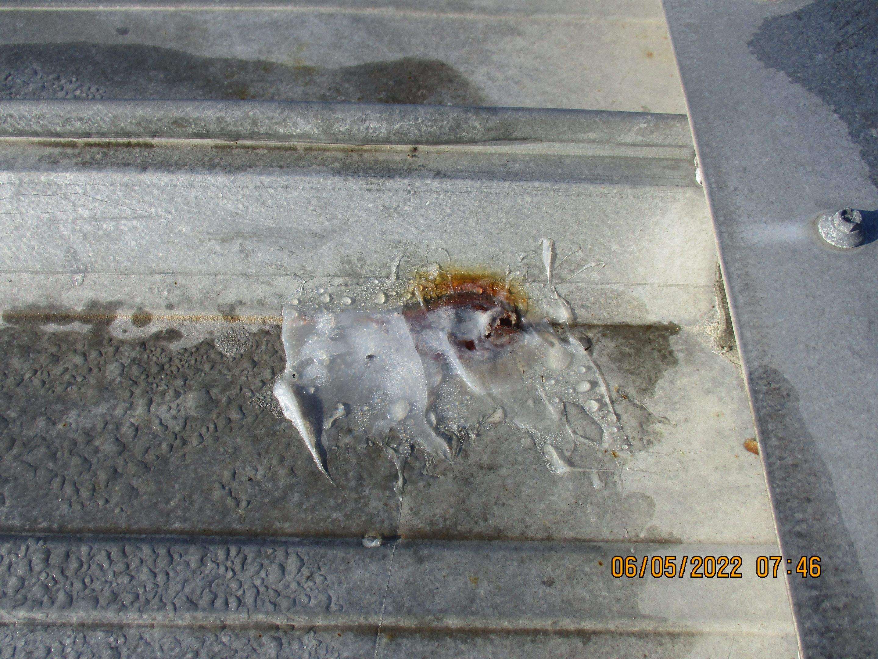 Calder Casino & Race Track Partial Metal Restoration  using #924 Eterna-Sil Premium Silicone Roof Coating by Morton Roofing, Inc.