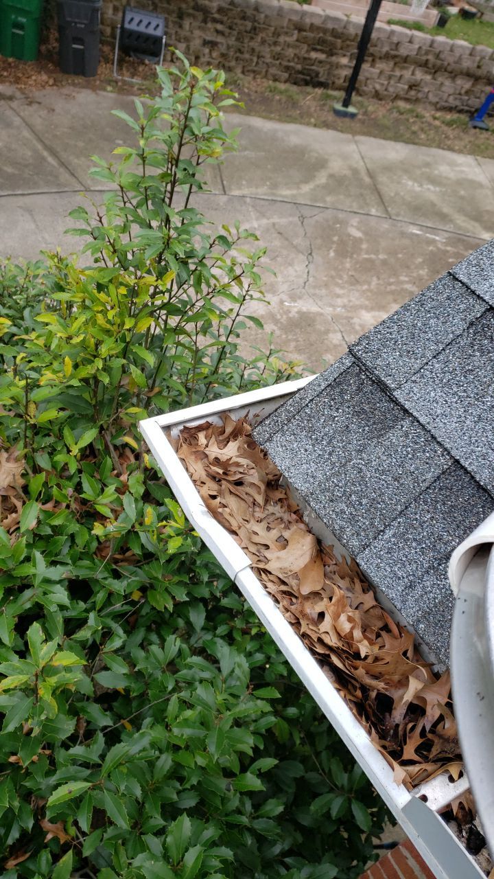Gutter Cleaning using cleaner by G&H Home Tech Pros LLC