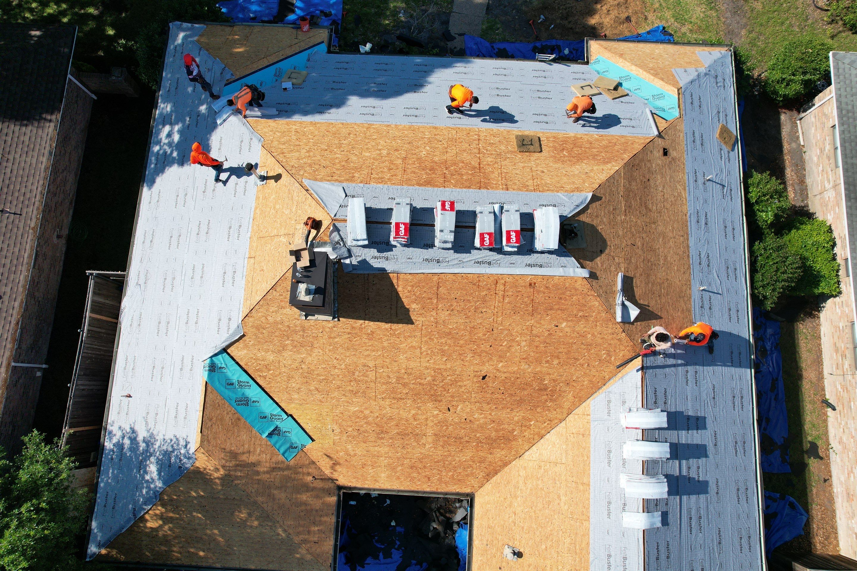 Project in Dallas by Zeus Exteriors