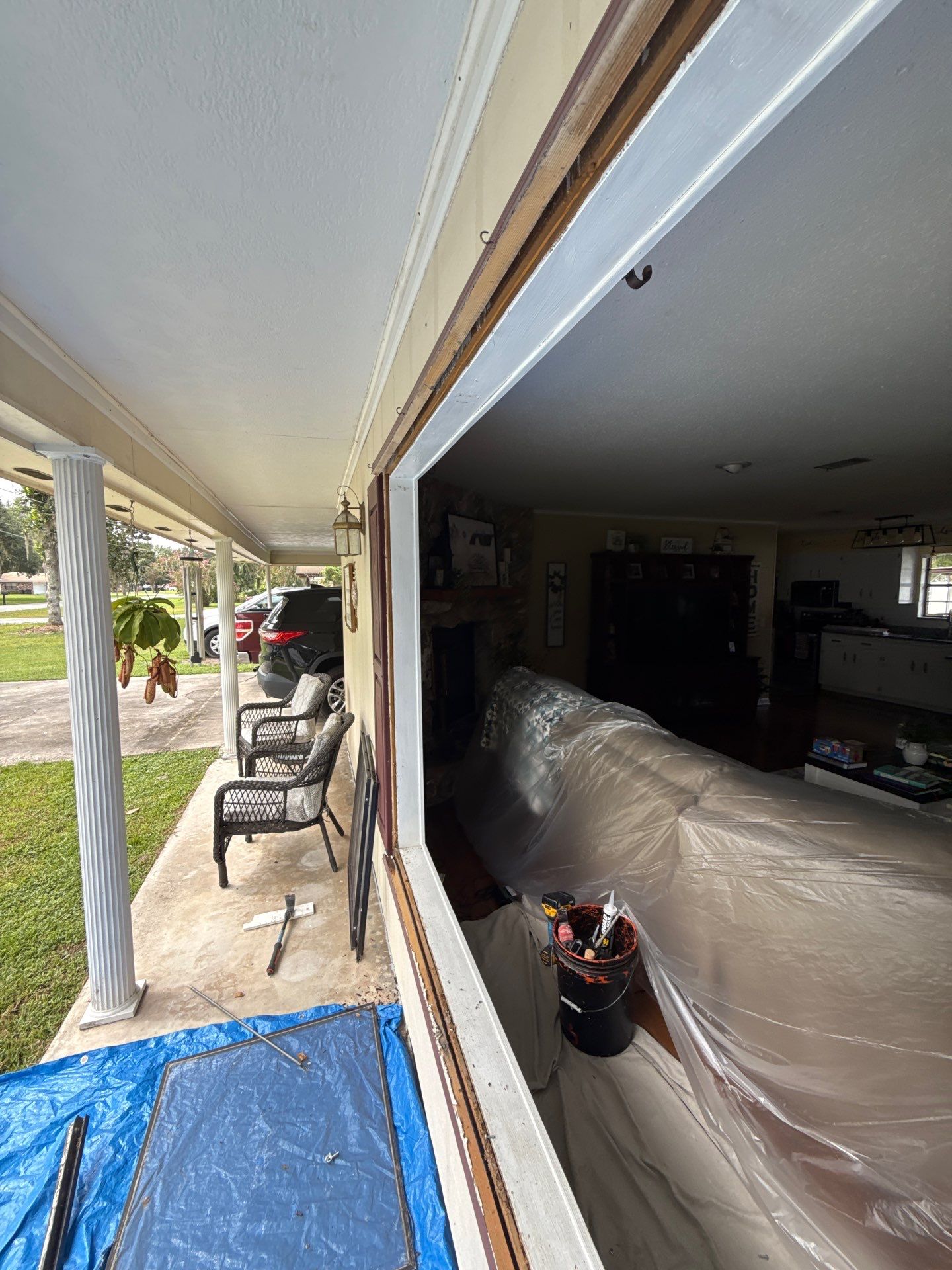 Energy-Efficient White Vinyl Window Replacement in Lake City, Florida by Windows & Doors Store