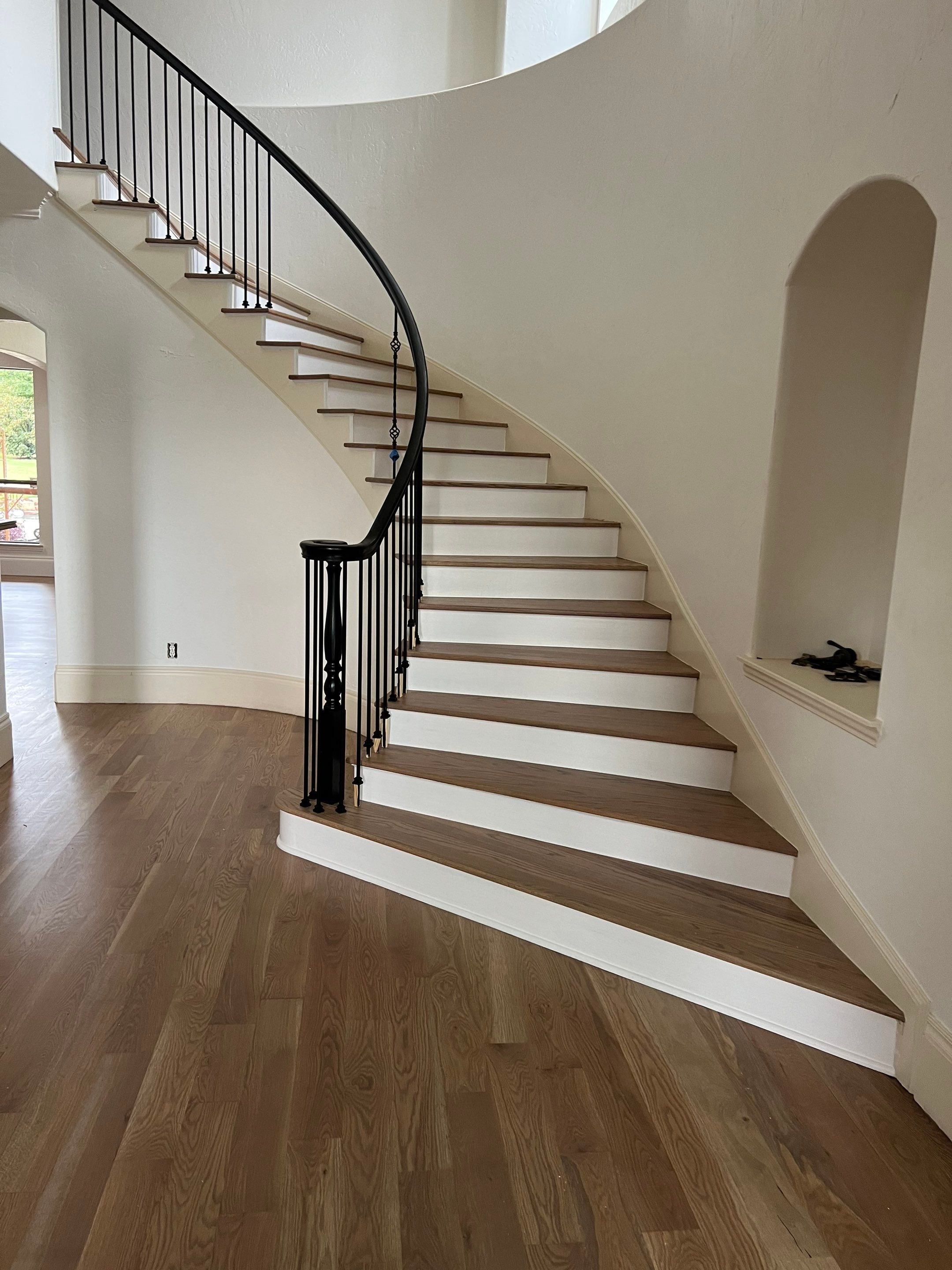 From Traditional to a Contemporary Grey by Bernard Hardwood Floors