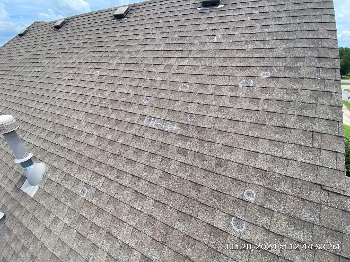 Hail Roof inspection in Jenks by Decor Roofing & Restoration