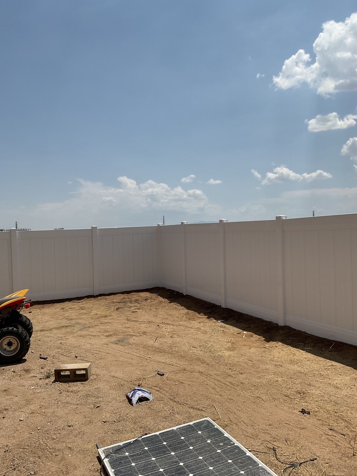 Fence Installation using Vinyl by Fence Guys Inc.
