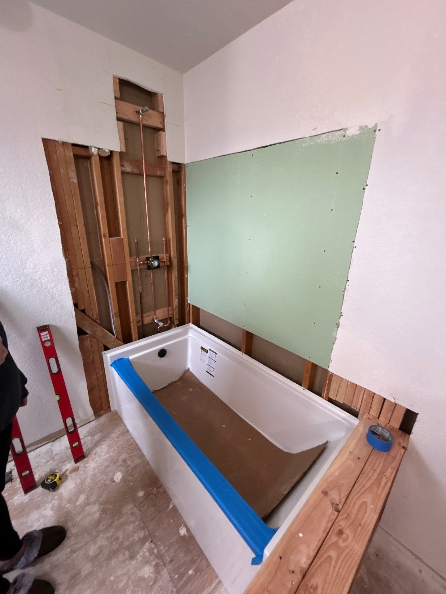 Bathroom Remodel with Double Vanity and Quartz Counters in Vacaville by H4H Remodeling and Repairs Inc.