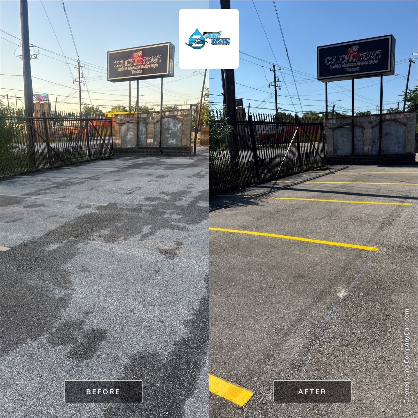 Commercial Parking Lot Striping and Safety Marking Installation in Houston by Zeal Power Washing