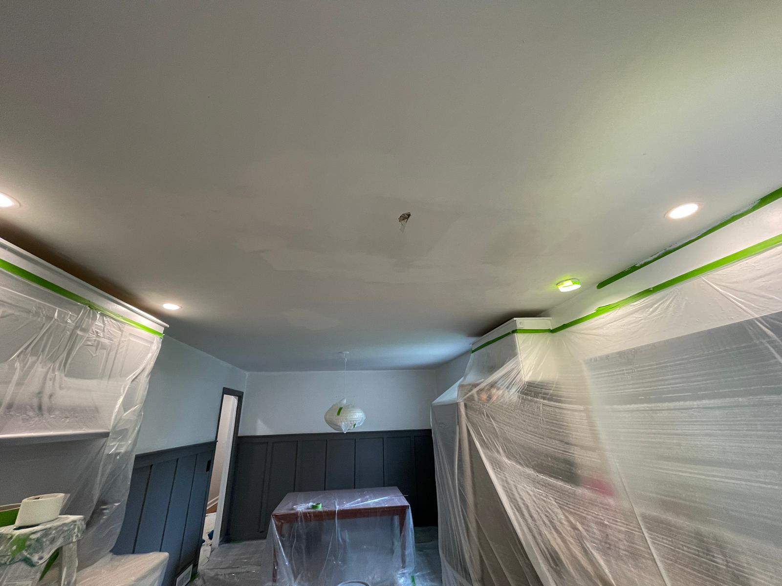 Roof replacement and interior repair by hail damage by Just Brilliant Restoration JBR