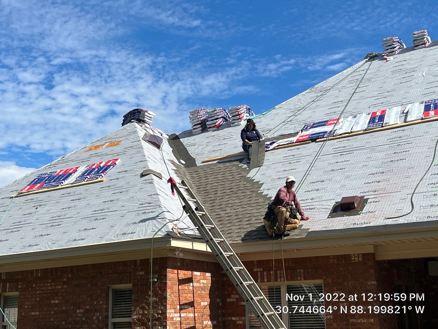 Residential Roofing Installation using Roof Replacement by American Roofing & Construction LLC