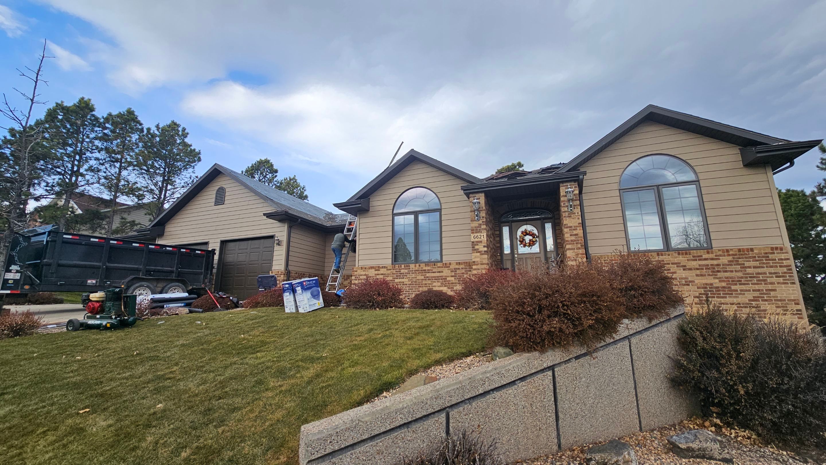 Residential Roofing Installation using Malarkey Shingles by Weather-Tite Exteriors LLC