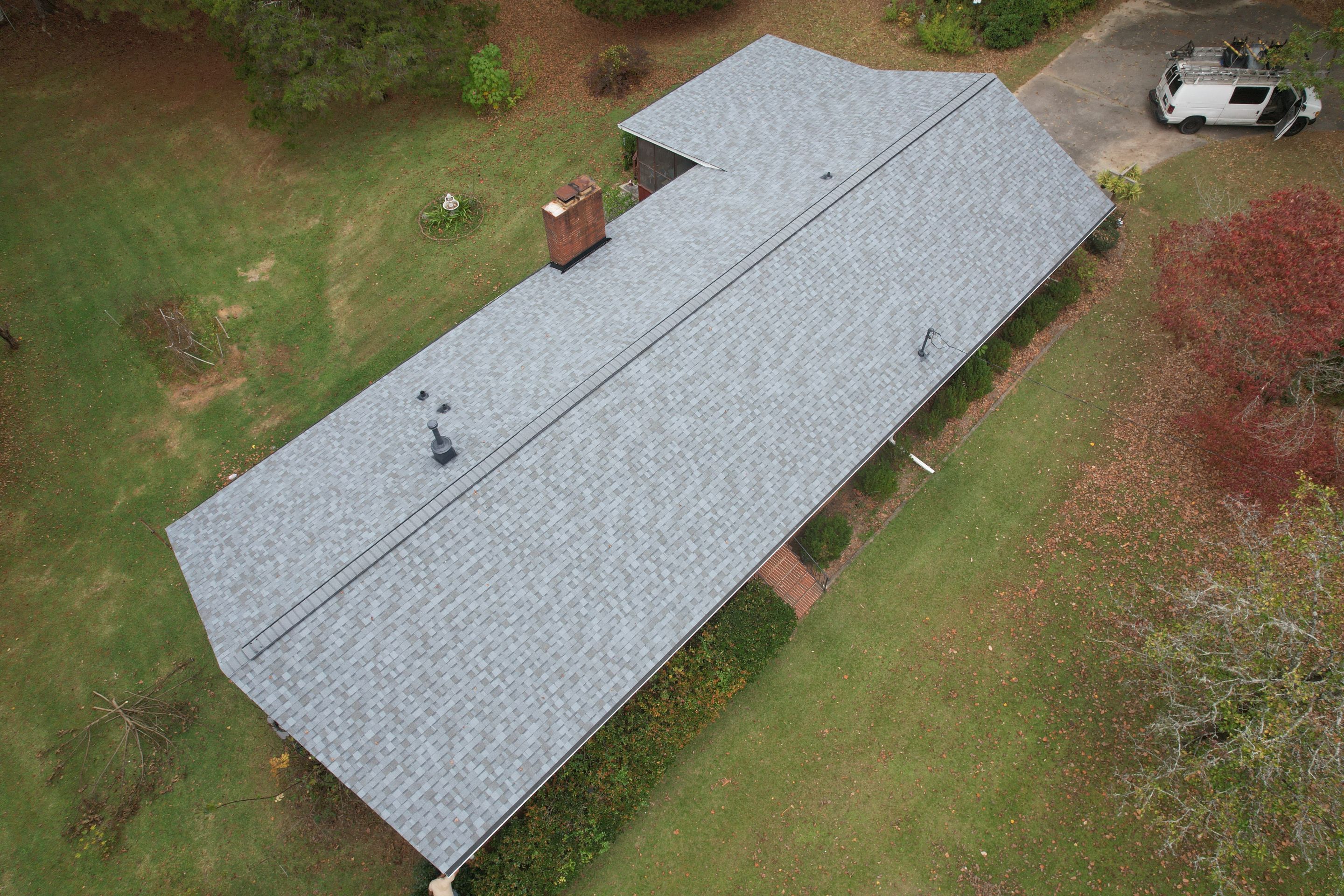 Residential Roof Replacement using Owens Corning Quary Gray by Inspector Roofing and Restoration