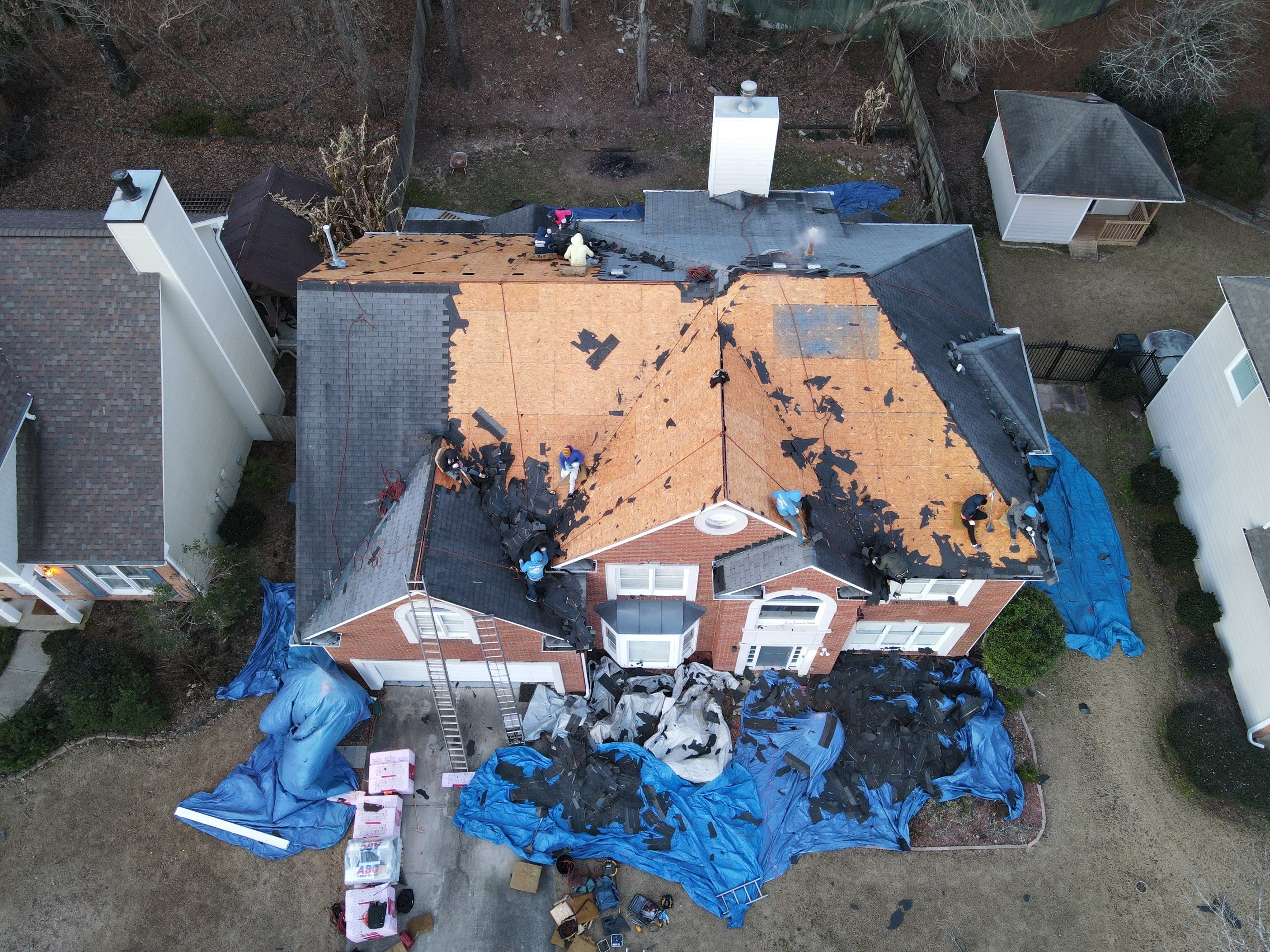 Residential Roofing Installation using Owens Corning by Inspector Roofing and Restoration