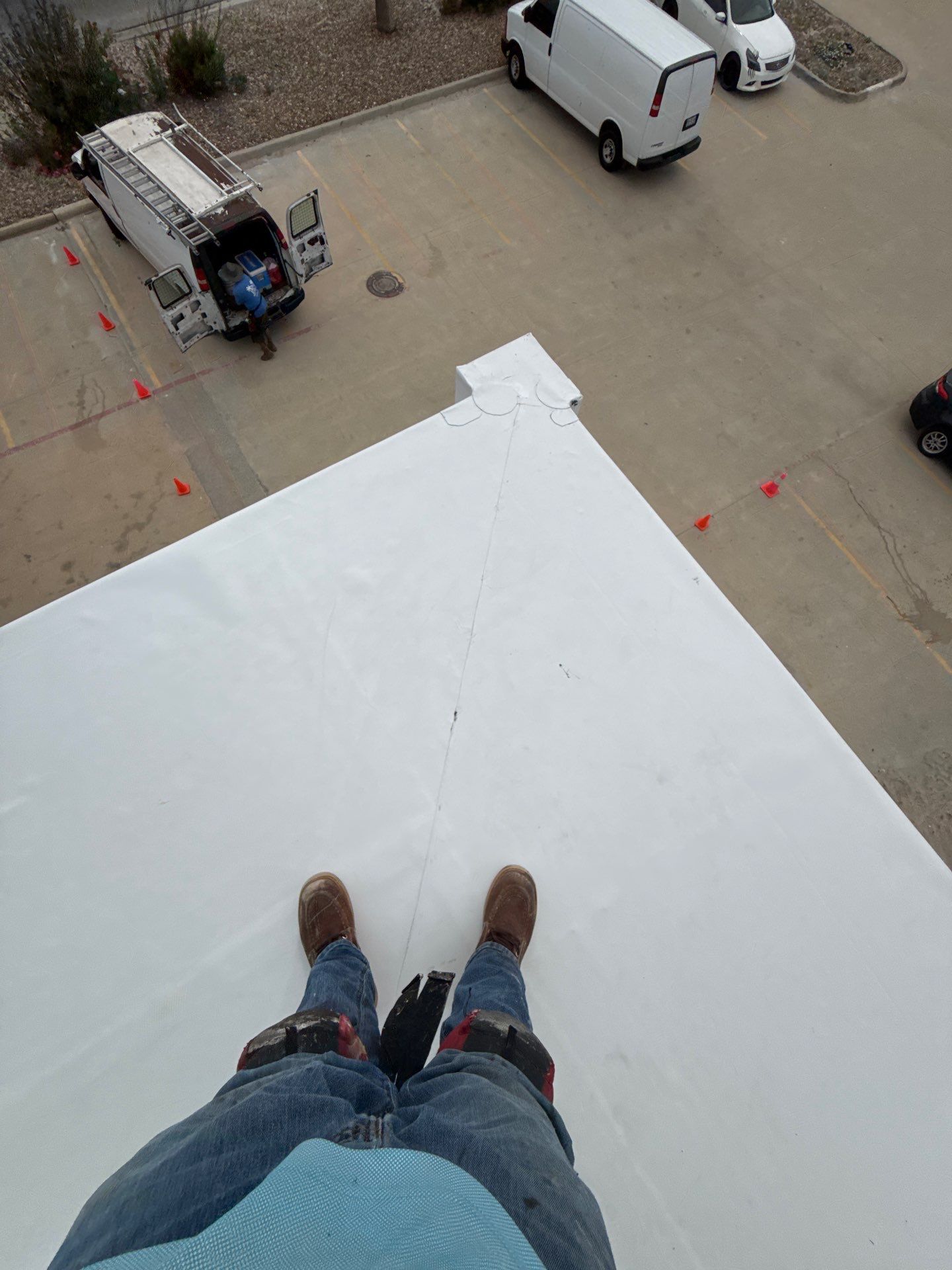 Walk Out Patio Cover by Bayfront Roofing and Construction