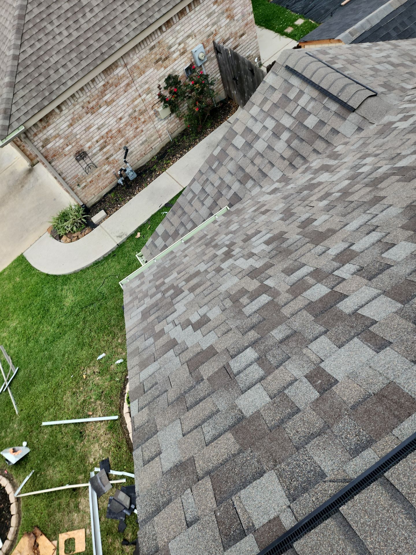 Residential Roofing Installation using Owen's Corning Duration (Lifetime) Shingles by Roof Repair Company
