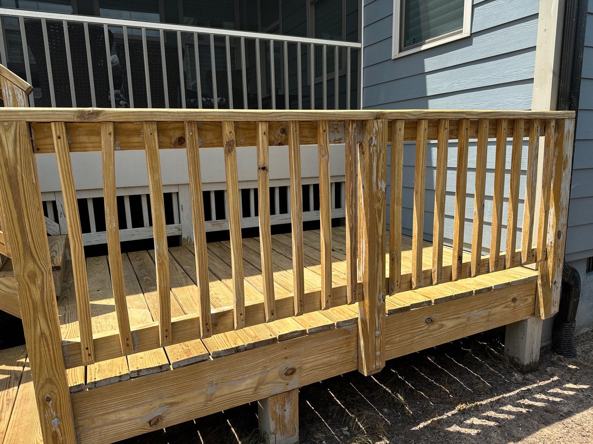 Weathered Deck using Wood Sealant by DuraSeal