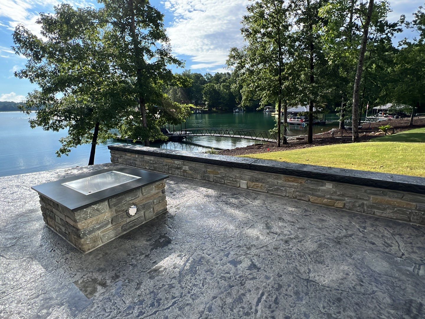 Stamped Concrete Patio by Xtreme Concrete Services