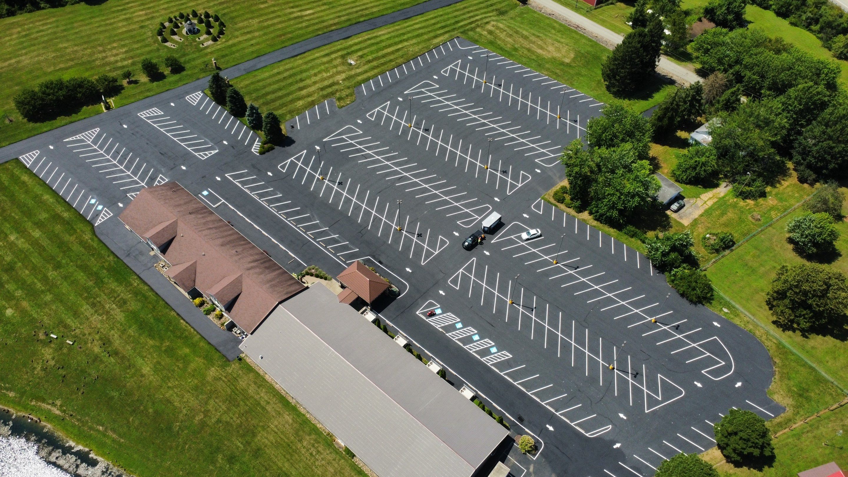 Event Venue Parking by G-Force Parking Lot Striping of Pittsburgh