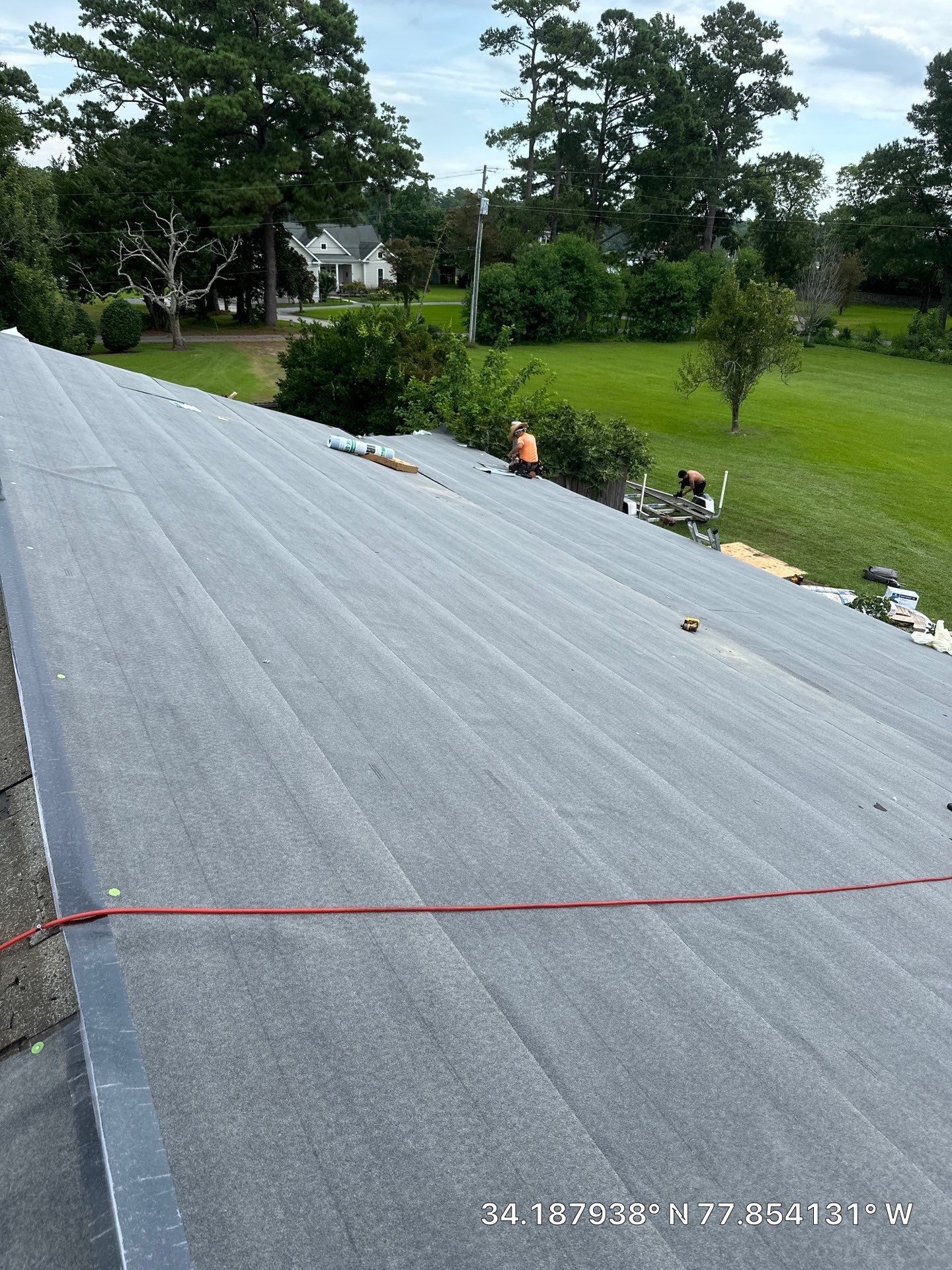 Roof Replacement in Myrtle Grove, Wilmington, NC Using CertainTeed Landmark Silver Birch by RGR Construction and Roofing, LLC