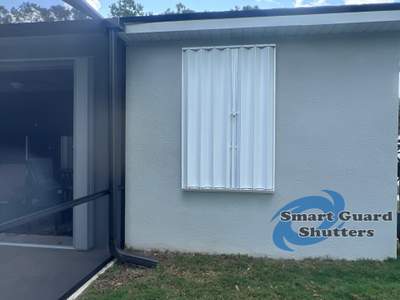 Hurricane Protection using Accordions & Rolling shutters