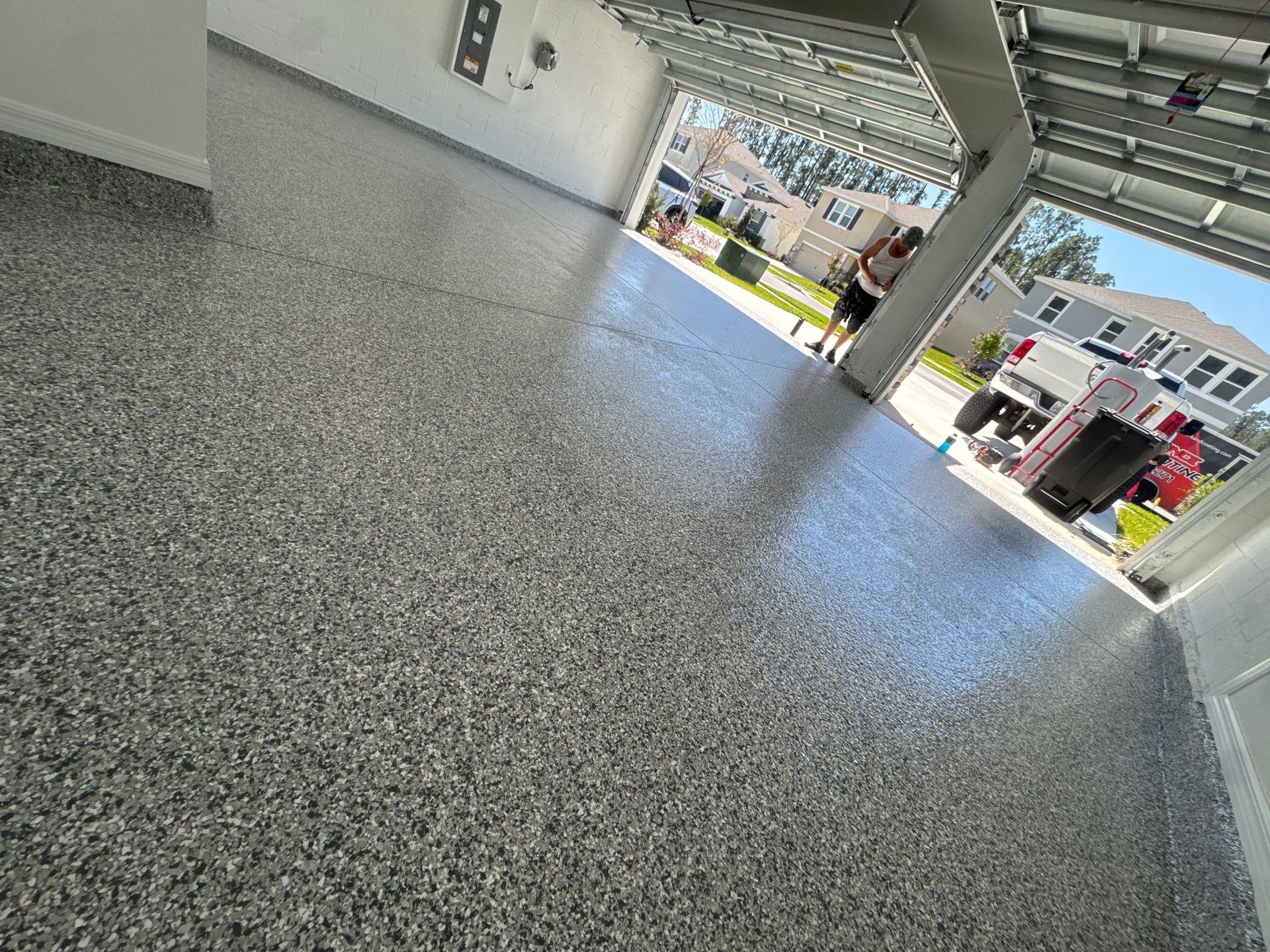 New Construction Garage Floor Transformation! by Performance Floors & Coating