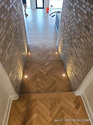 Full home remodel with new hardwood throughout