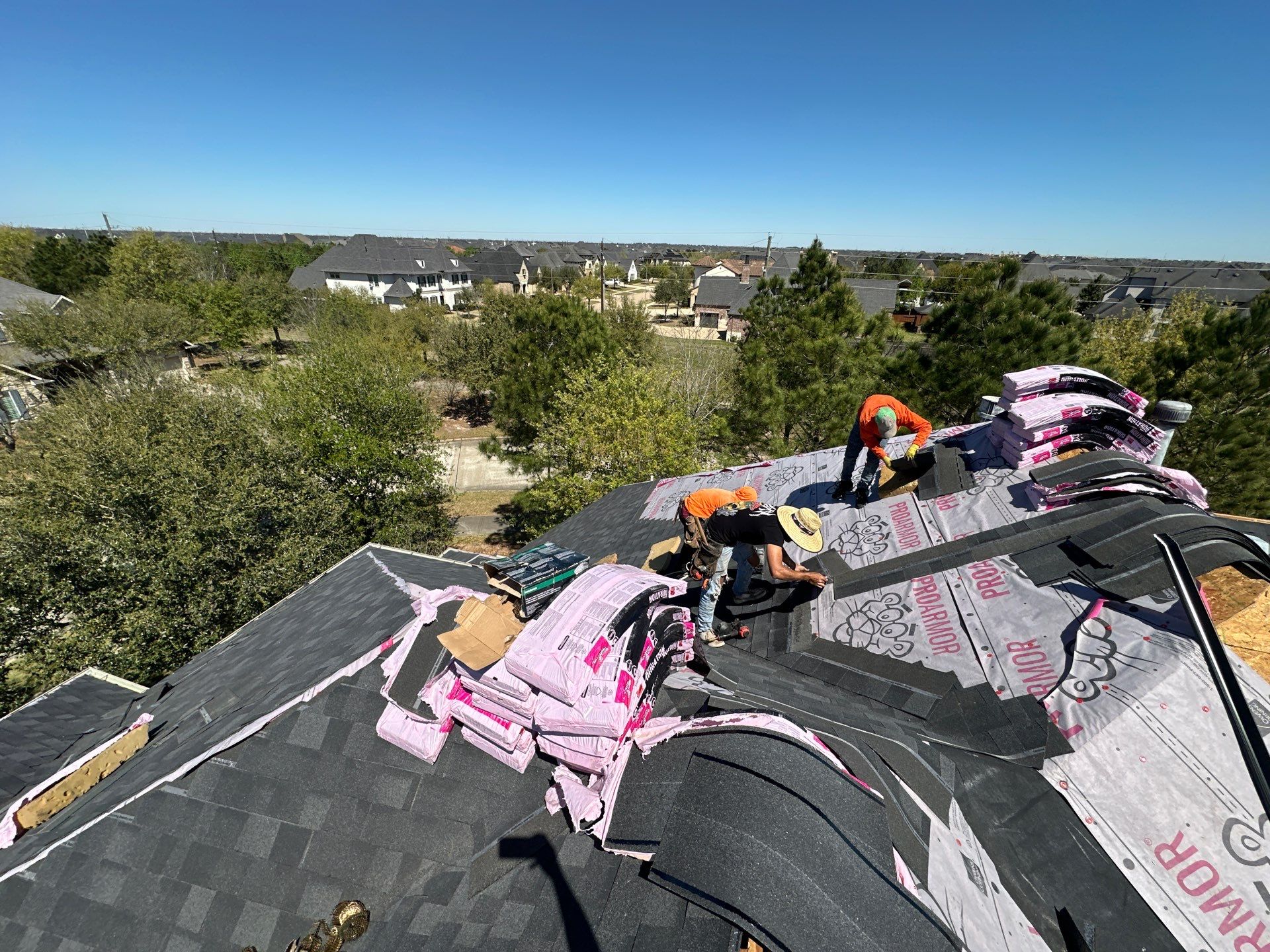 Project in Fulshear by Motion Roofing