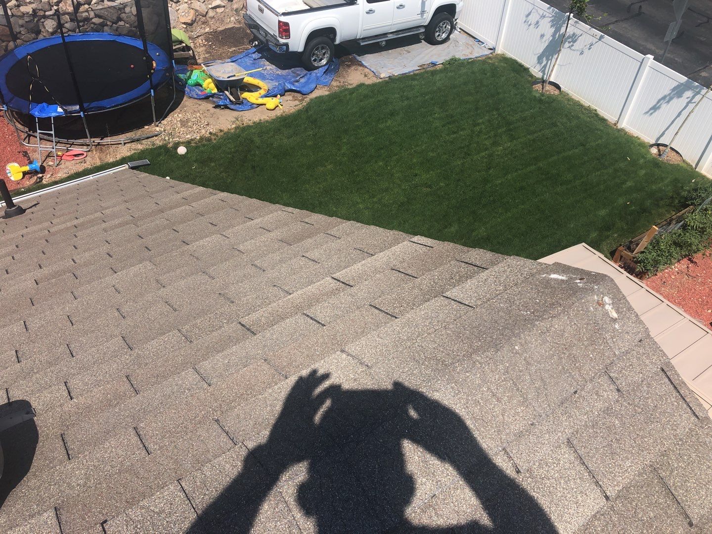 Storm Damaged Roof using GAF Timberline HDZ - Lifetime Shingle by The Roof Doctor
