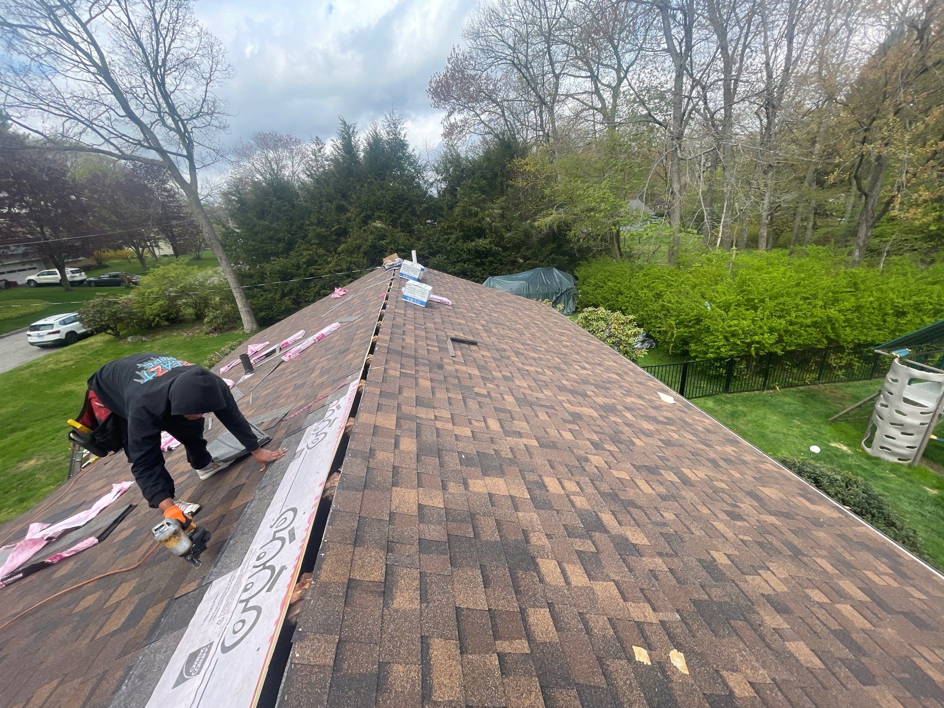 Residential Roof Replacement and Plywood Sheathing Repair in Torrington by A Plus Exterior