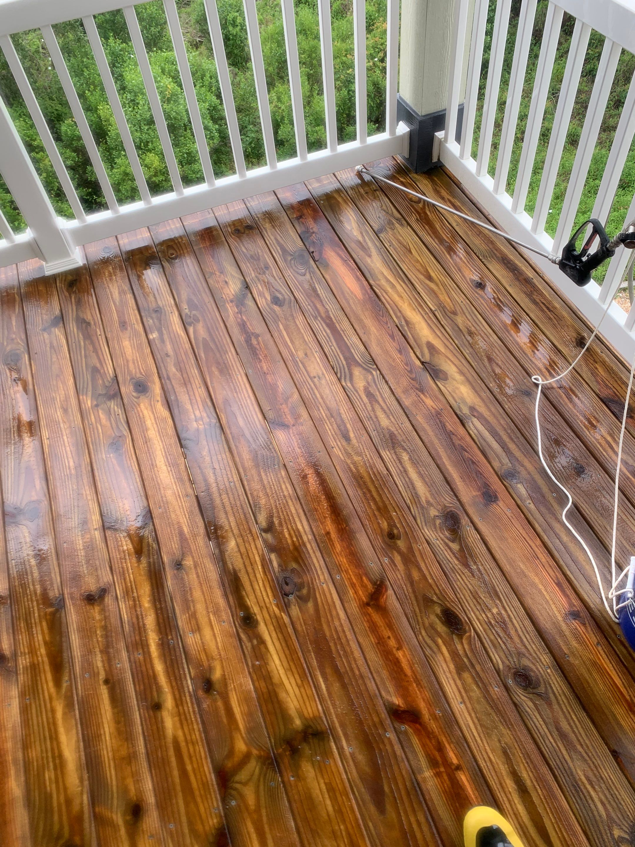 Dock, decks and carport using wood and concrete sealer by DuraSeal