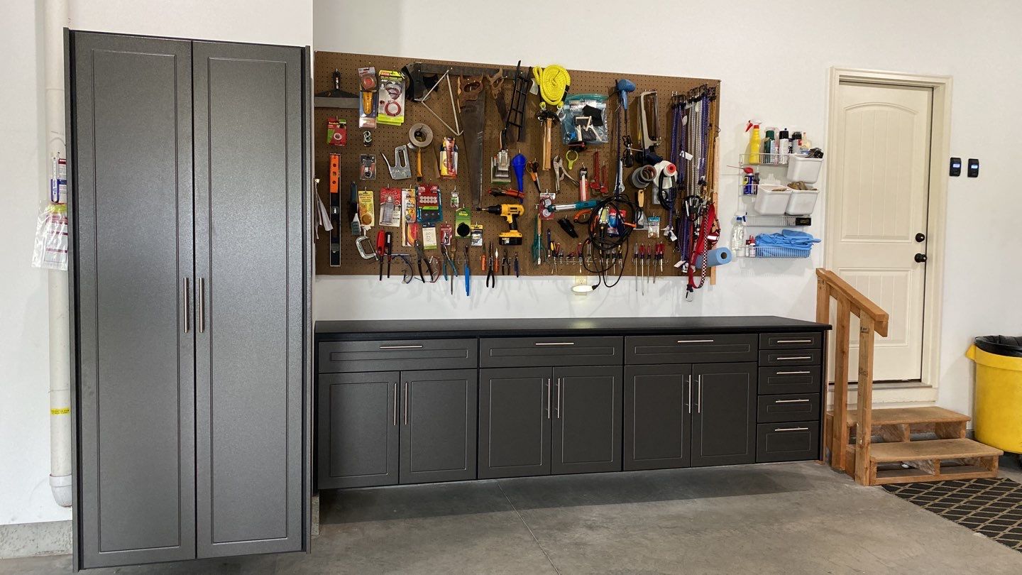 Michael W. adds storage to his garage! by Banner Garage