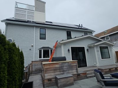 6" Seamless Gutter installed with Hover in Newport, RI