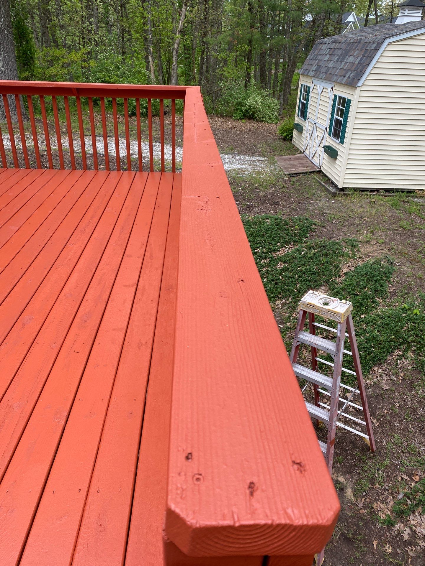 Deck color match and Re-stain!  by Gordon Painting