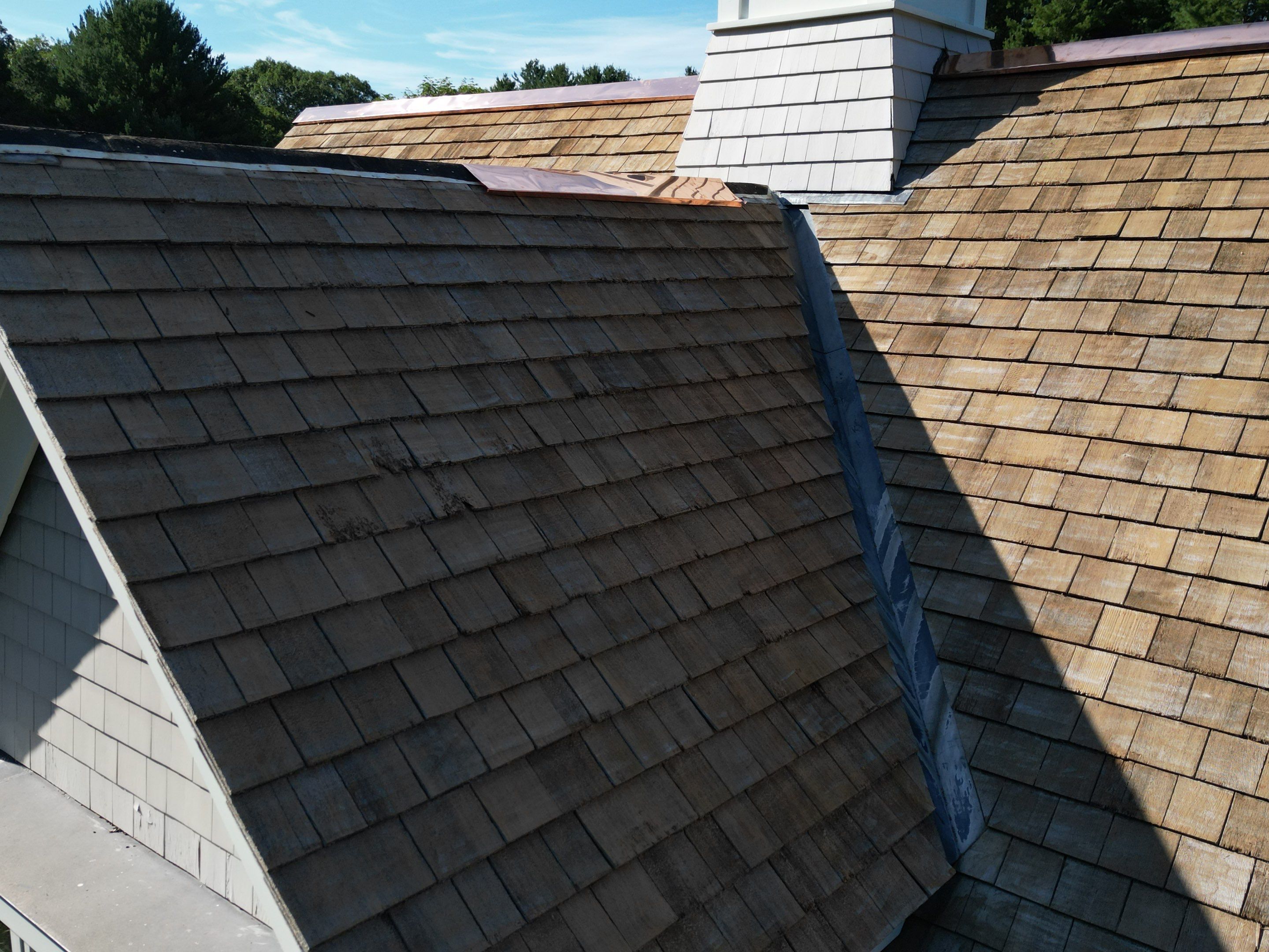 Cedar Shake Roof Restoration by Mighty Dog Roofing of Greater Middlesex County