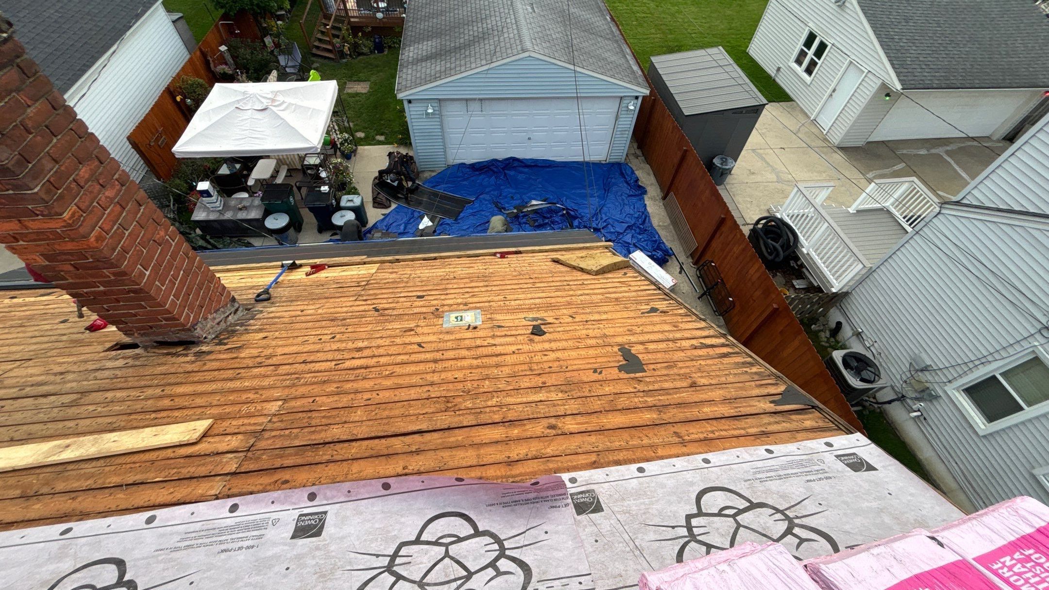 Roof Replacement using Owens Corning Slatestone Gray by 180 Contractors