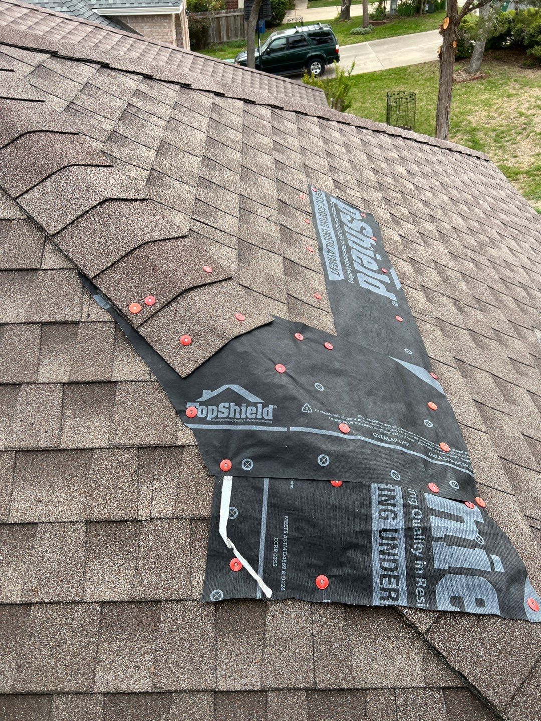 Residential Roofing Repair using GAF HDZ Timberline by Oakwood Roofing and Construction, LLC