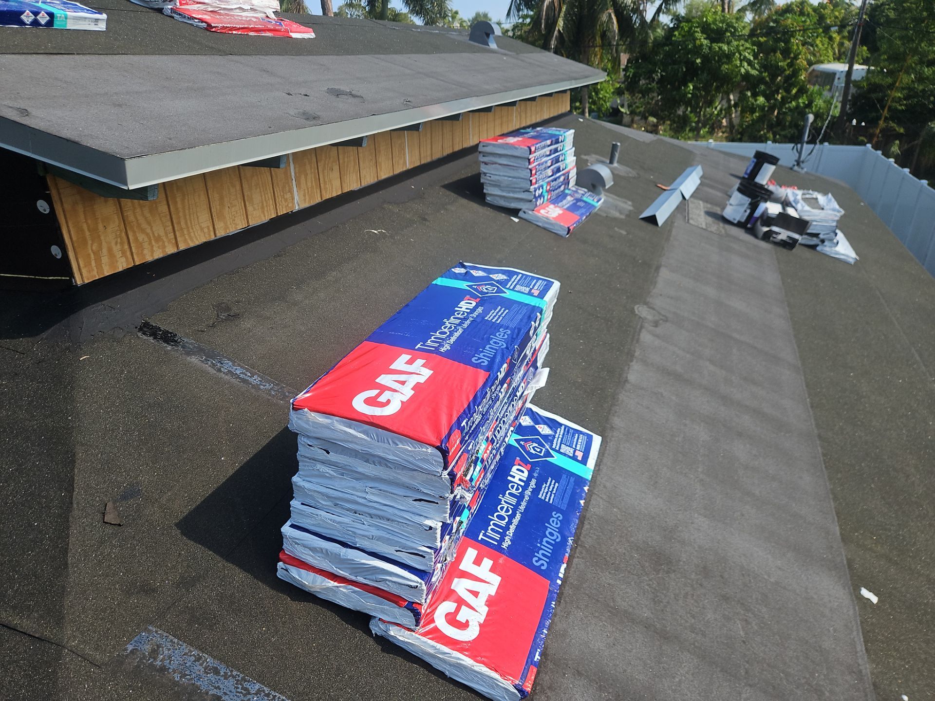 Residential Roofing Installation using GAF by BLUES BROTHERS ROOFING