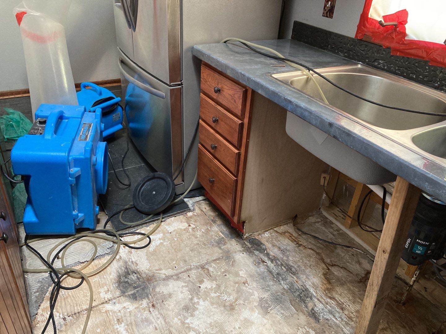 Mold Remediation using Containment by Accountable Home Services