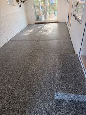 Craft room floor