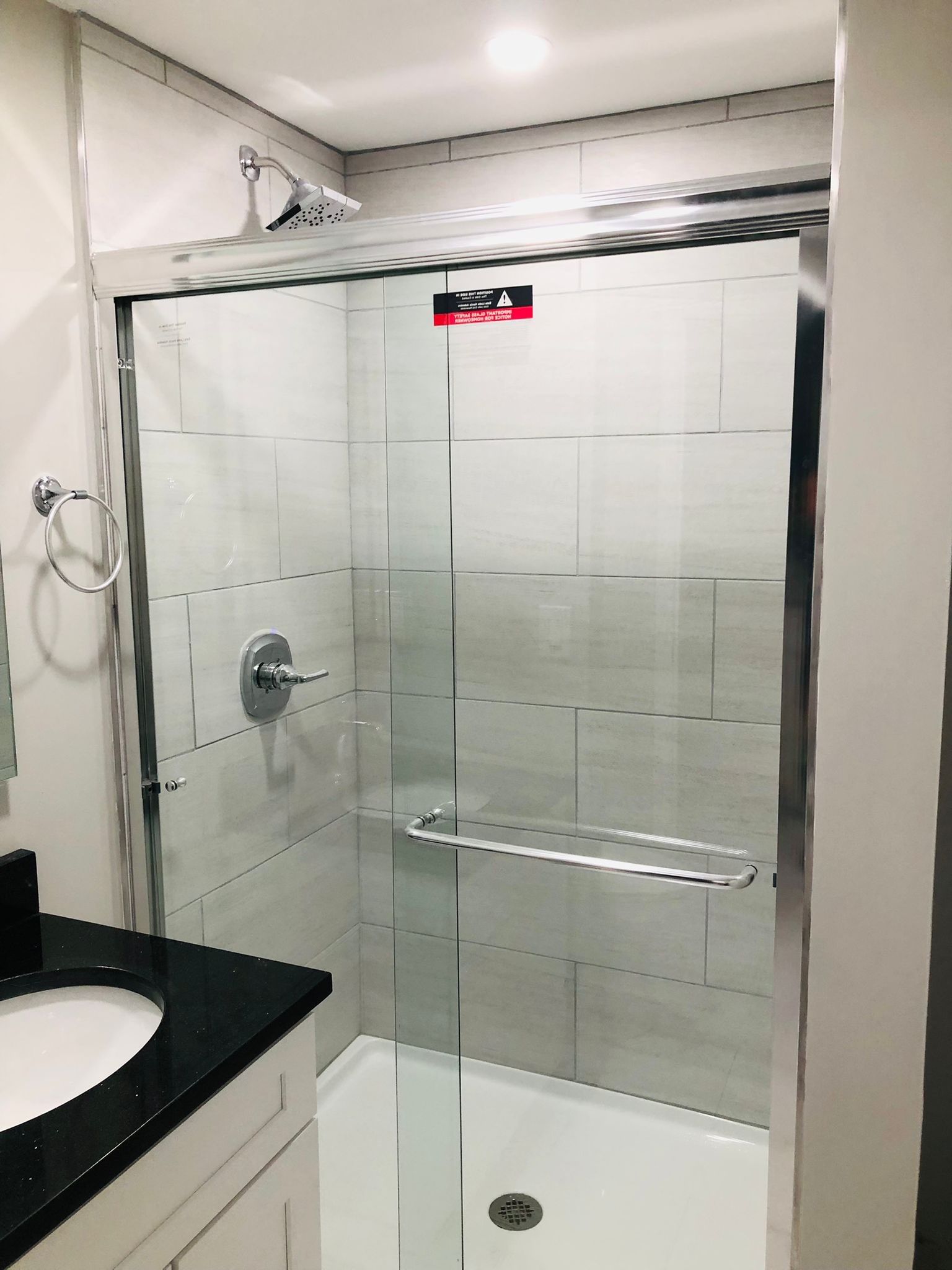 Basement Remodel using Tile by Home Concepts Construction