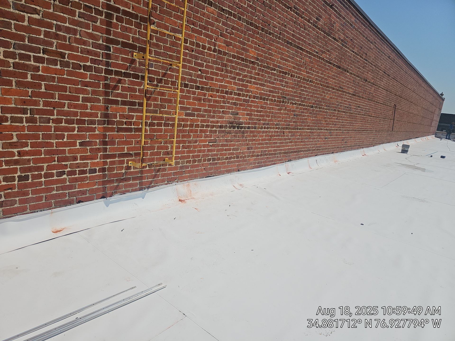 Project in Kinston by Roofing Solutions