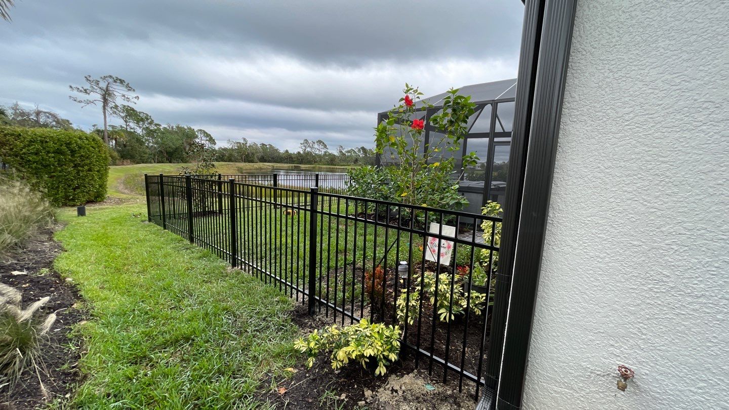 Aluminum Fence Installation using 3 Rail Aluminum Fence by Asap fence and gates, LLC