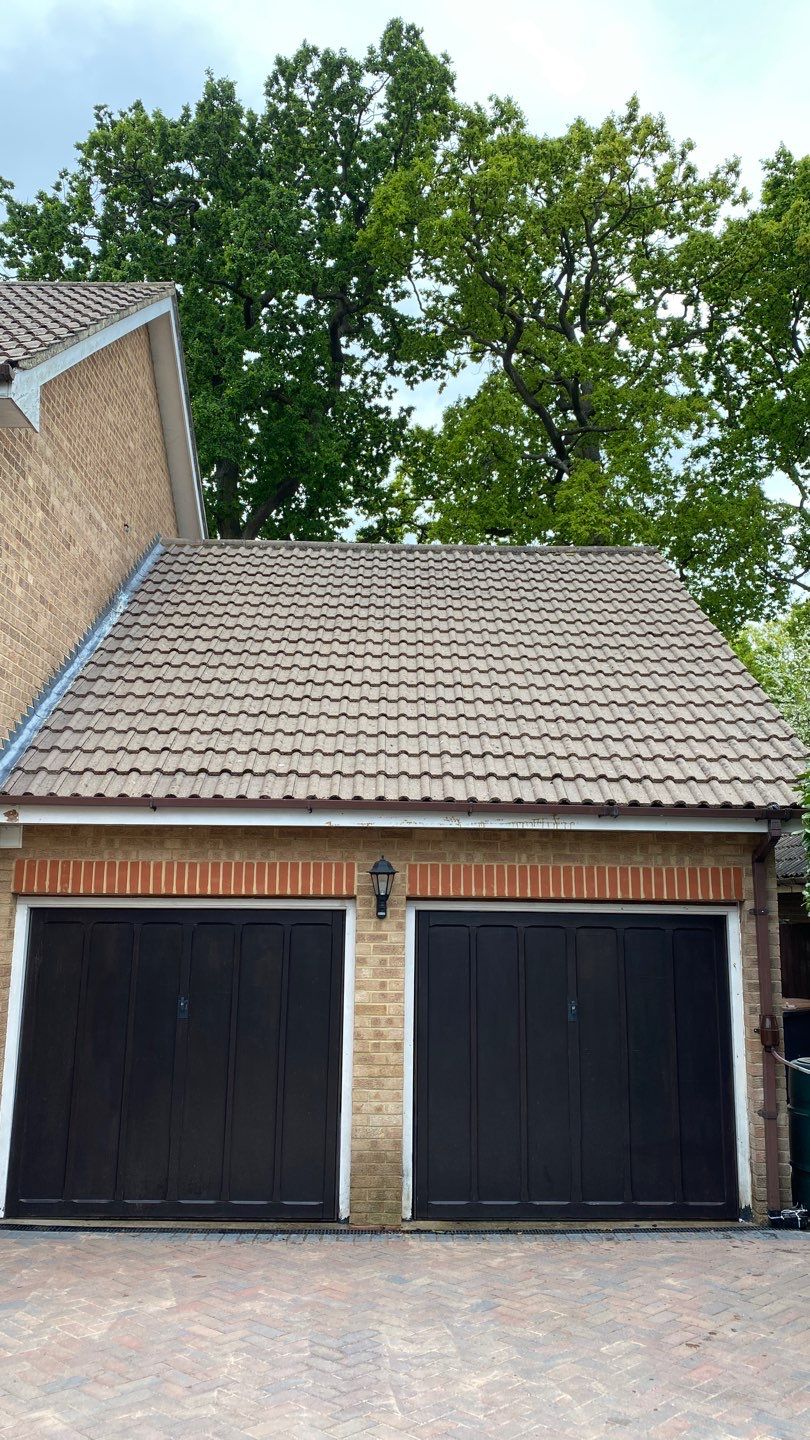 Roof - Driveway - Patio using Honda 15lpm Low Pressure Washing Machine by Ges Exterior Cleaning ltd