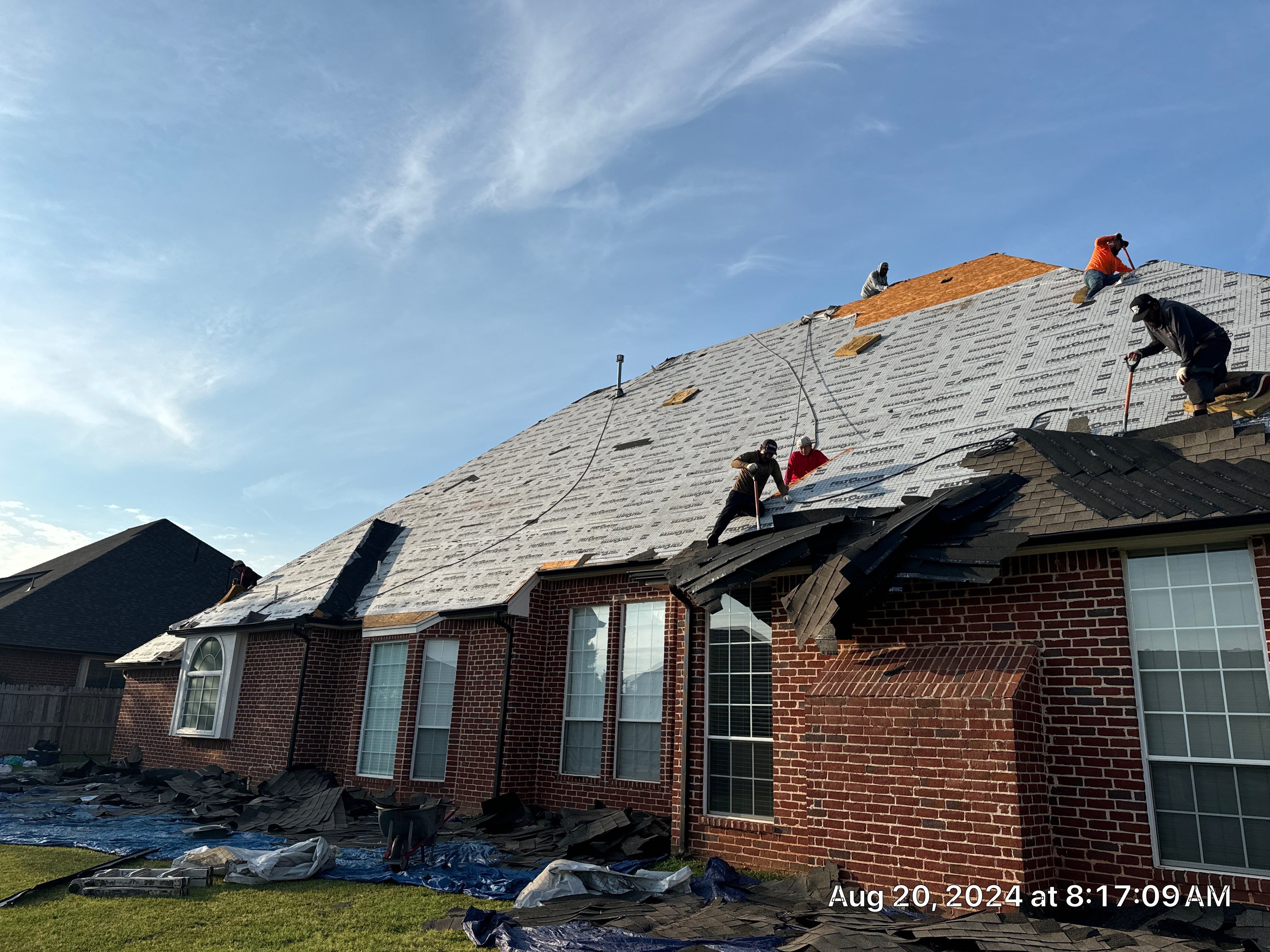 Reroof using IKO by Castillo Roofing
