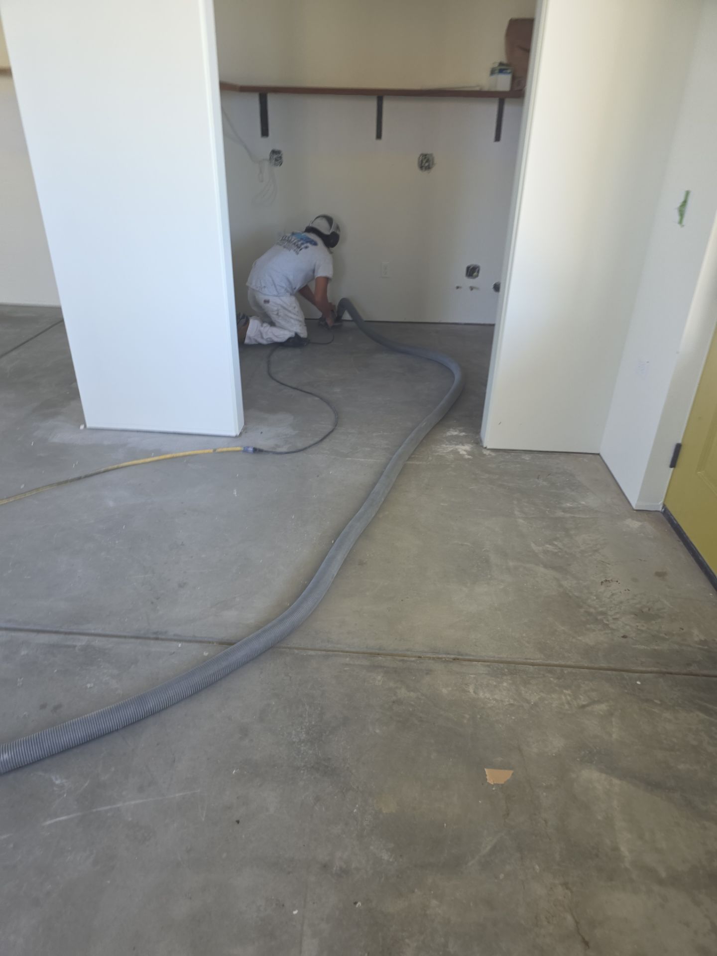 Interior Shop Epoxy Floor Coating with Moisture Barrier in Cambria by MGP Coatings
