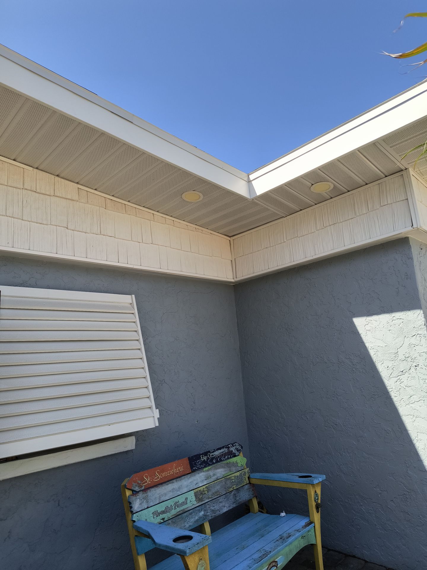 New Metal Soffit and Fascia in Siesta Key FL by Gutter Professors
