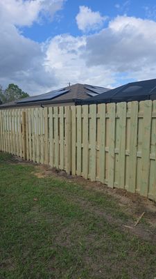 Wood Shadowbox Install in North Port